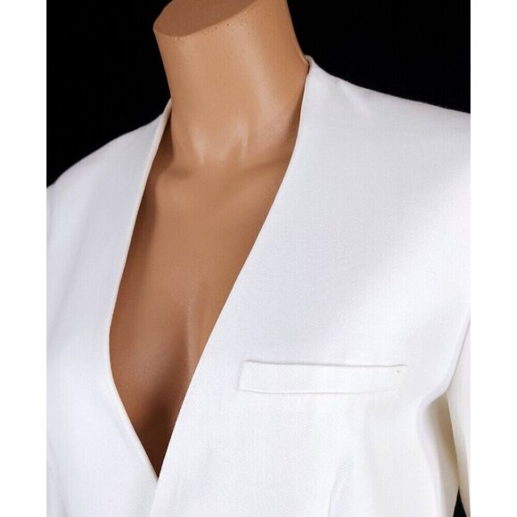 Haider Ackermann Single Breasted Blazer FR 36 US 4 White NWT - Picture 3 of 16